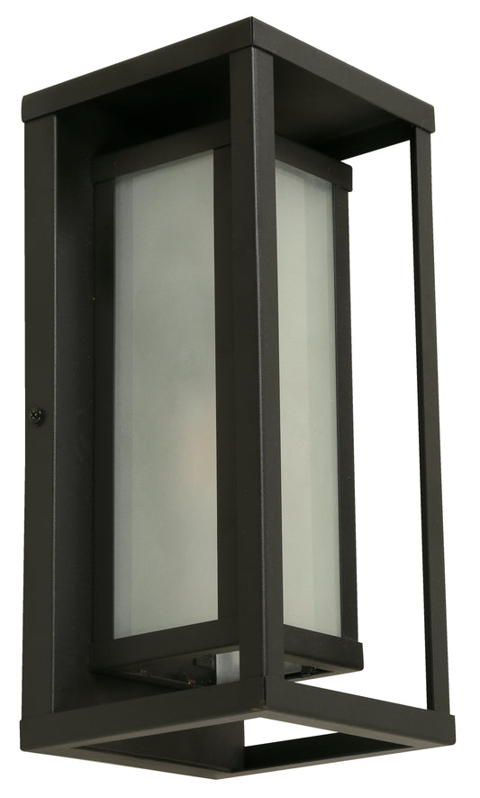 1-Light Outdoor Wall Lamp – Black Finish
