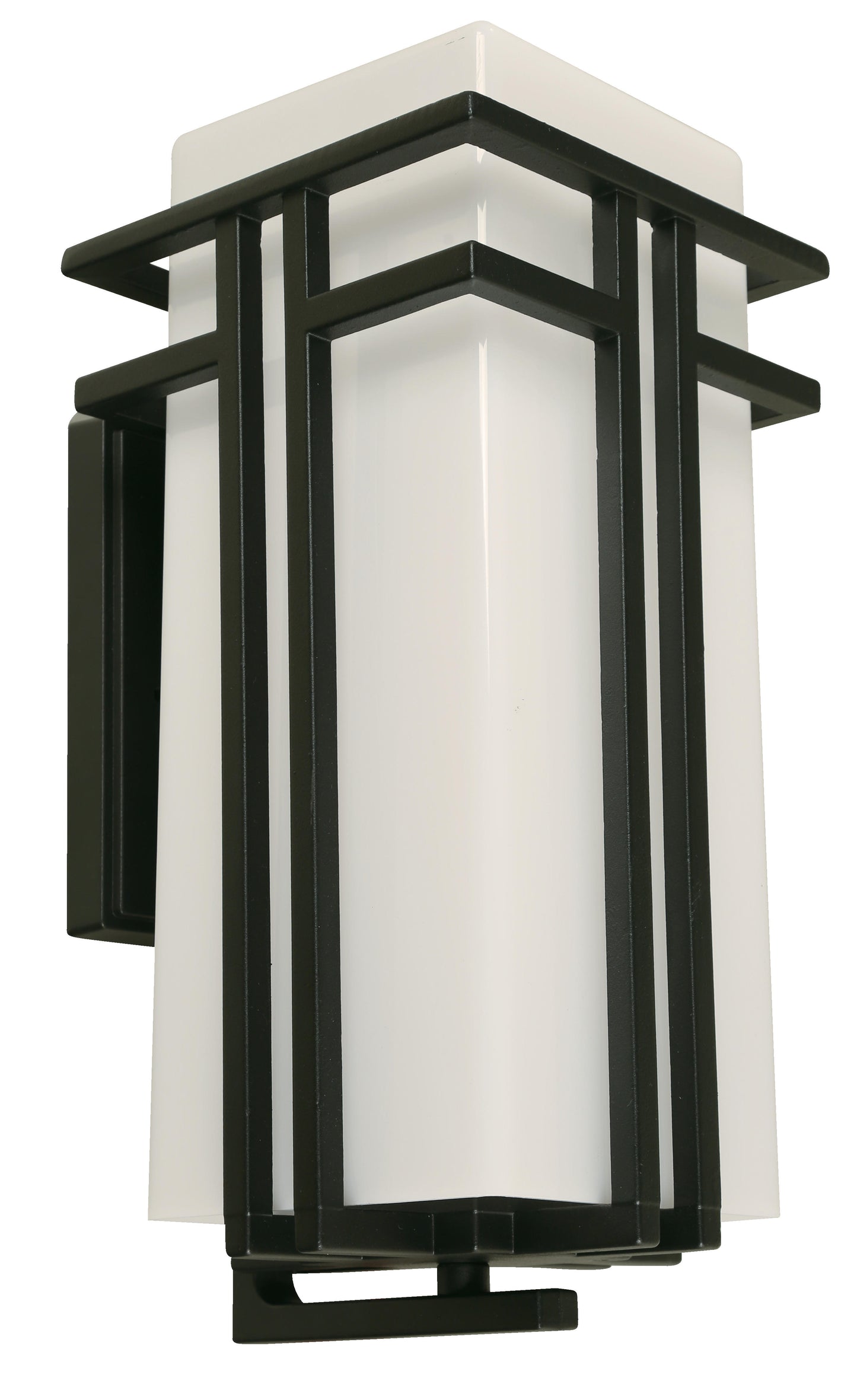 1-Light Outdoor Wall Lamp – Black Finish