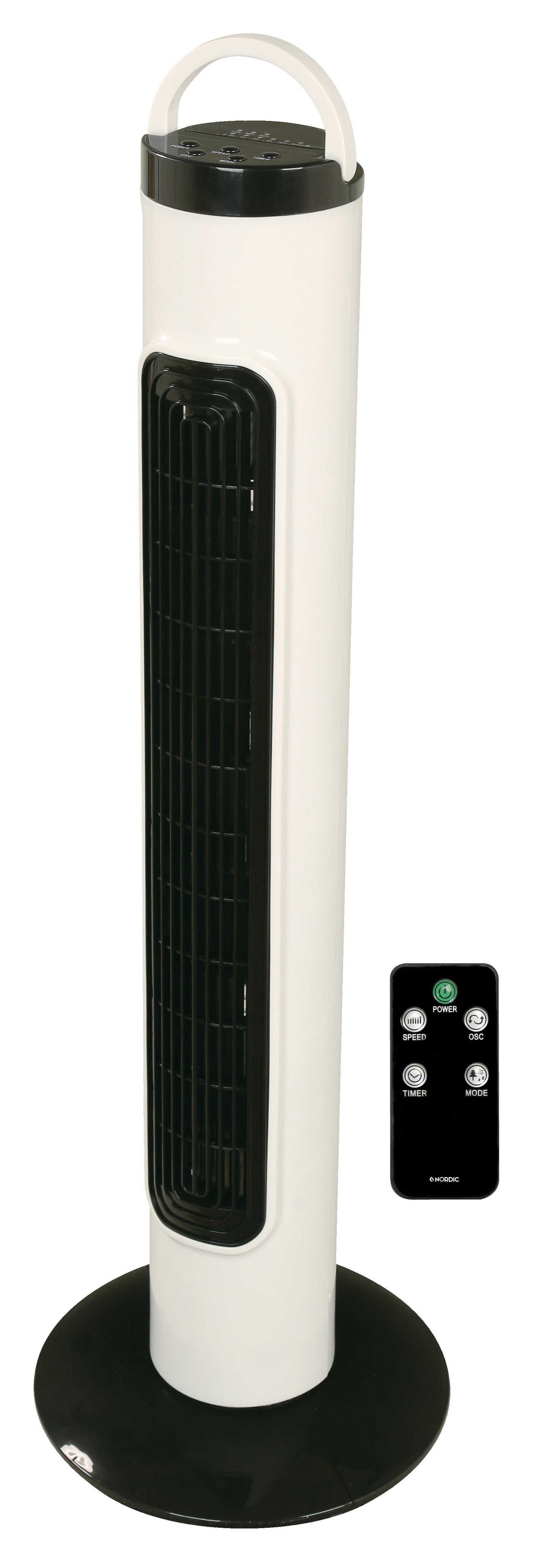 32-Inch Tower Fan – White Finish