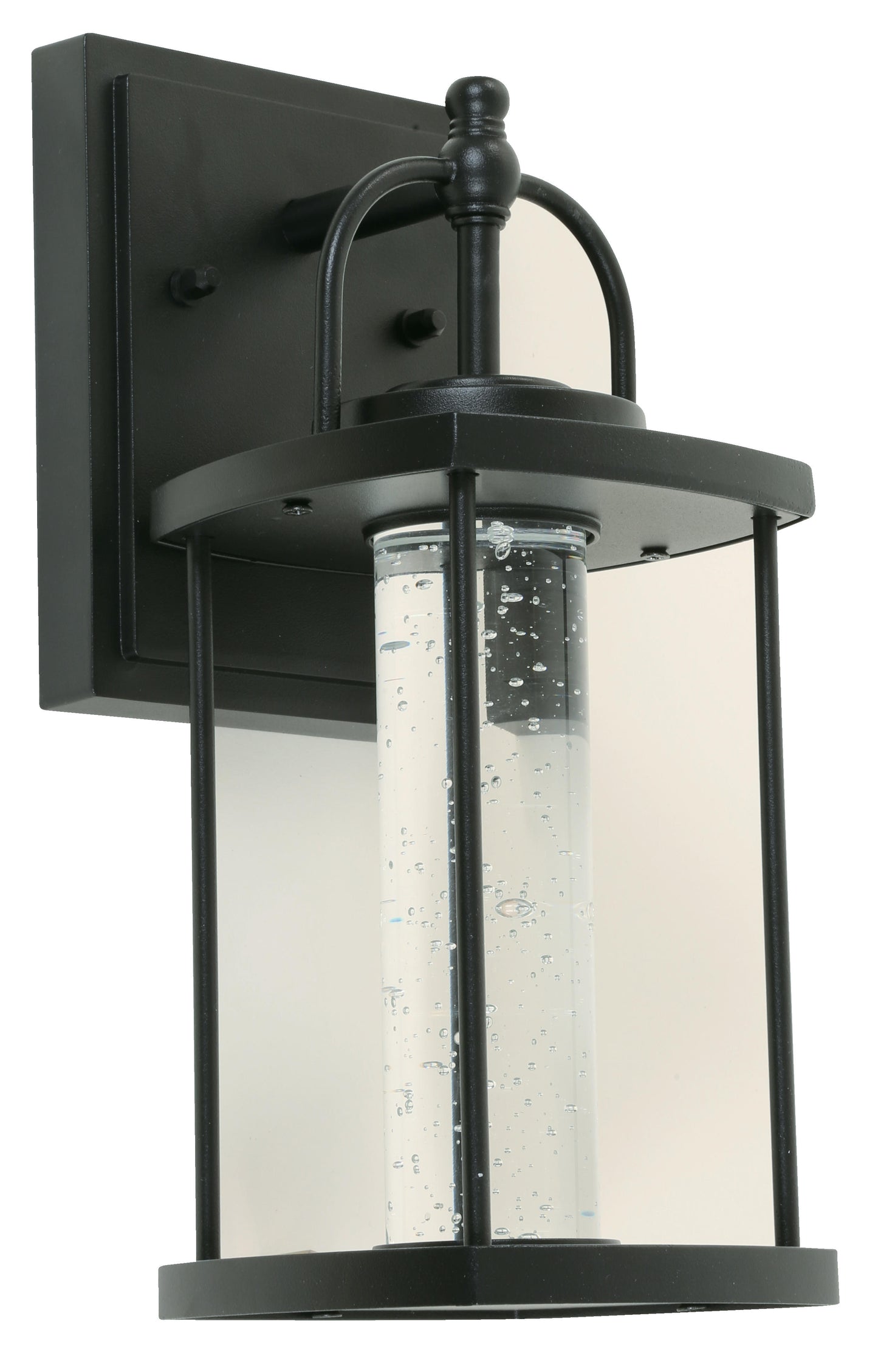 25240-2 L/CEN LED Outdoor Wall Lamp – Sand Black