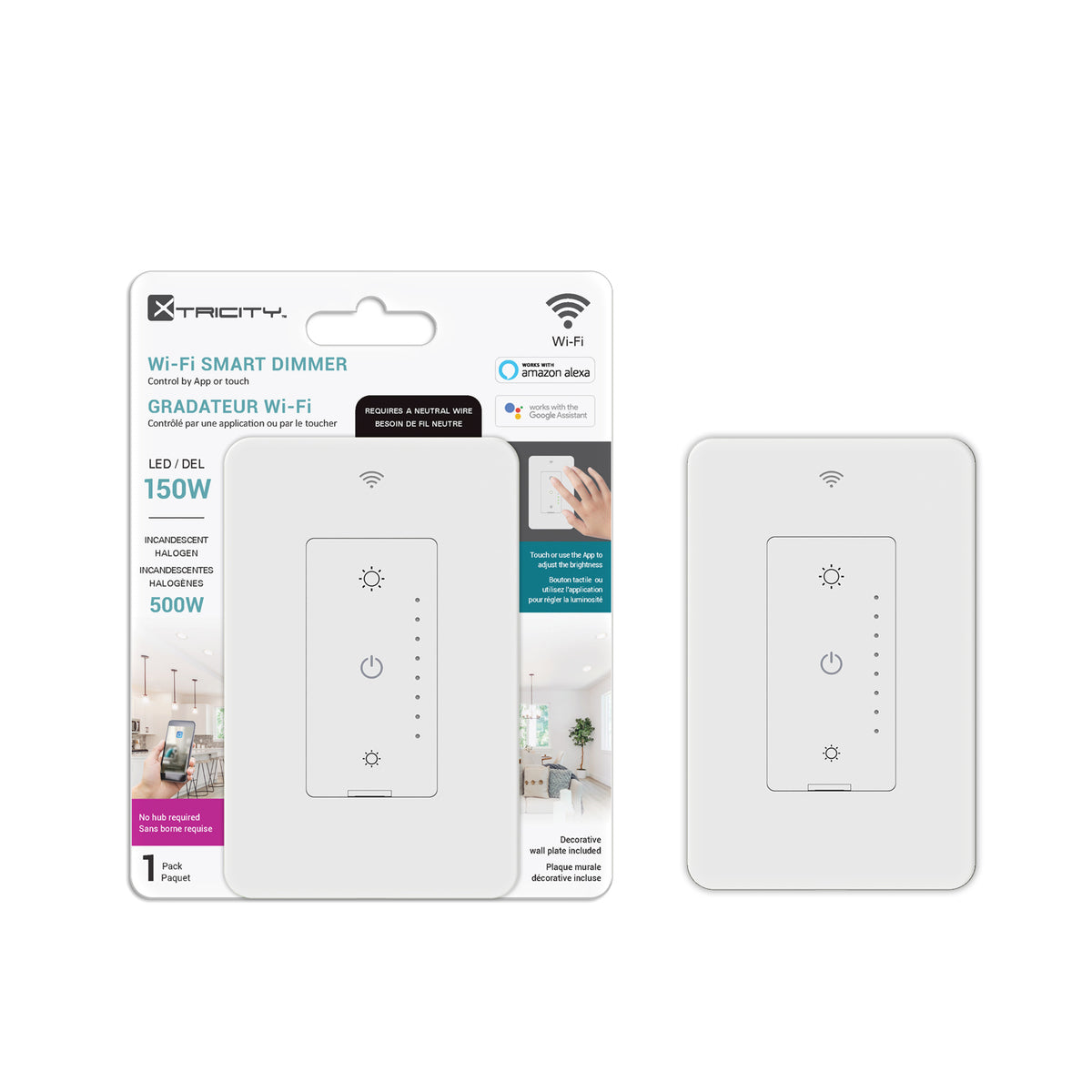 370544 WI-FI DIMMER FOR LED 120V 60HZ 150W
