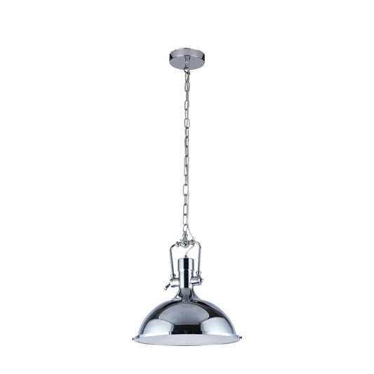 590186 PENDANT FIXTURE 1 LAMP CHROME