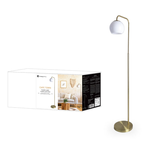 590231 FLOOR LAMP 1 HEAD GOLD