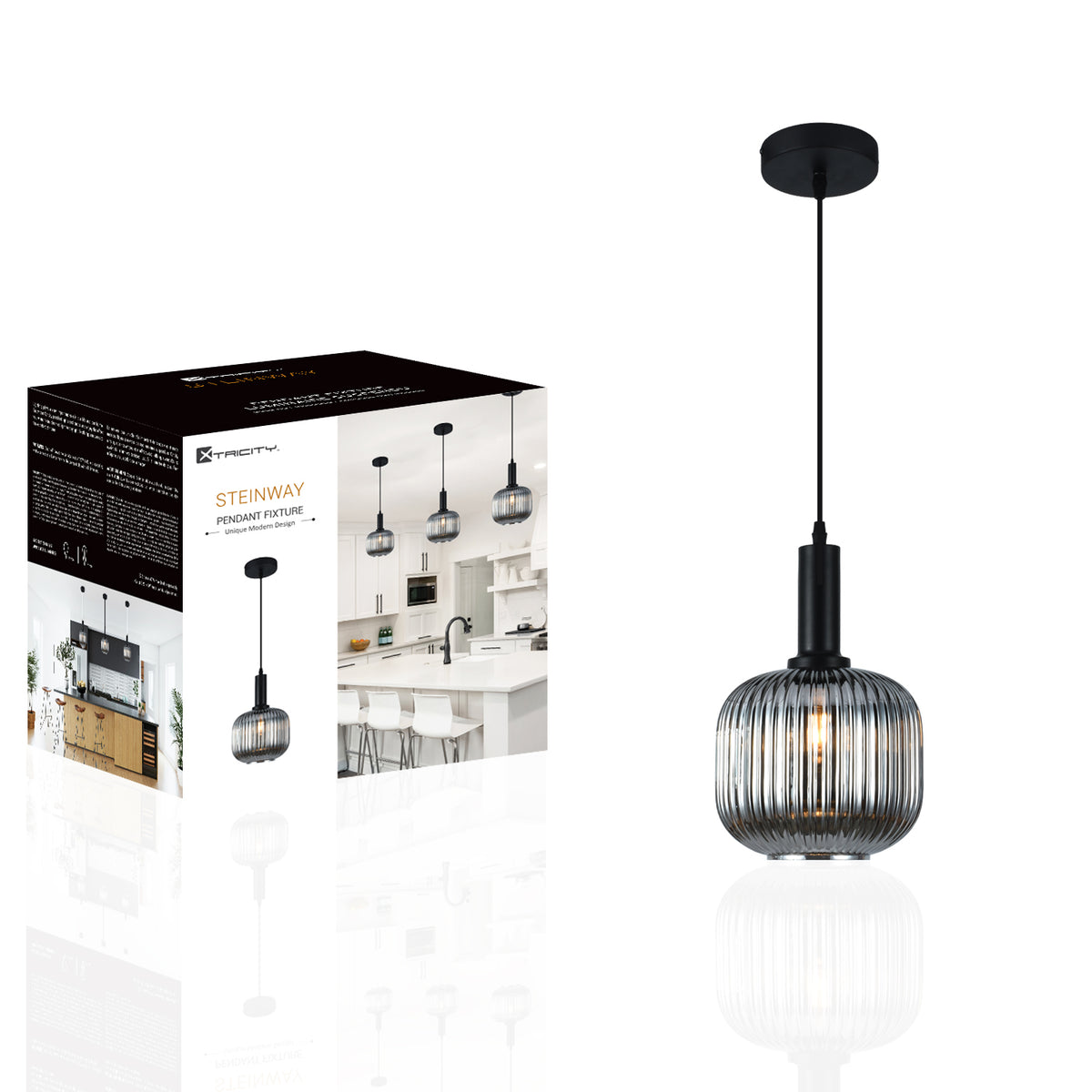 590284 PENDANT FIXTURE 1 LAMP 20CM