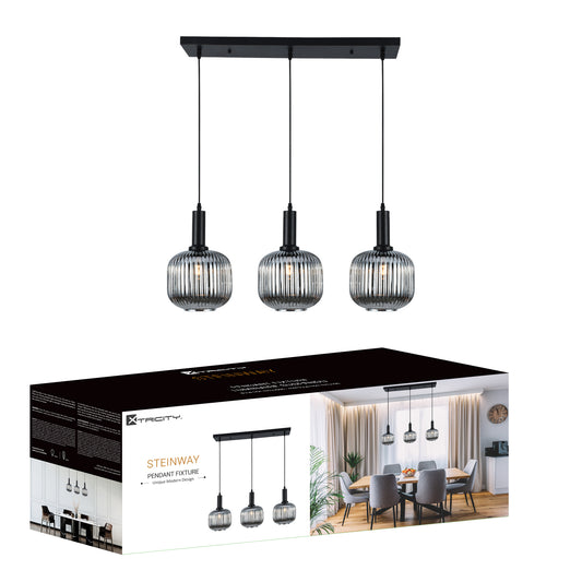 590285 PENDANT FIXTURE 3 LAMPS 70CM