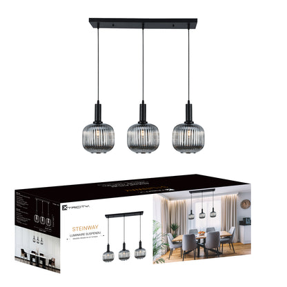 590285 PENDANT FIXTURE 3 LAMPS 70CM