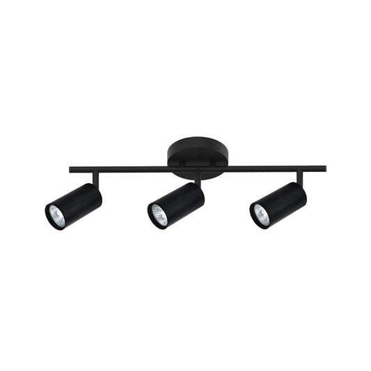 590302 TRACK BAR SWIVEL 3 HEADS BLACK