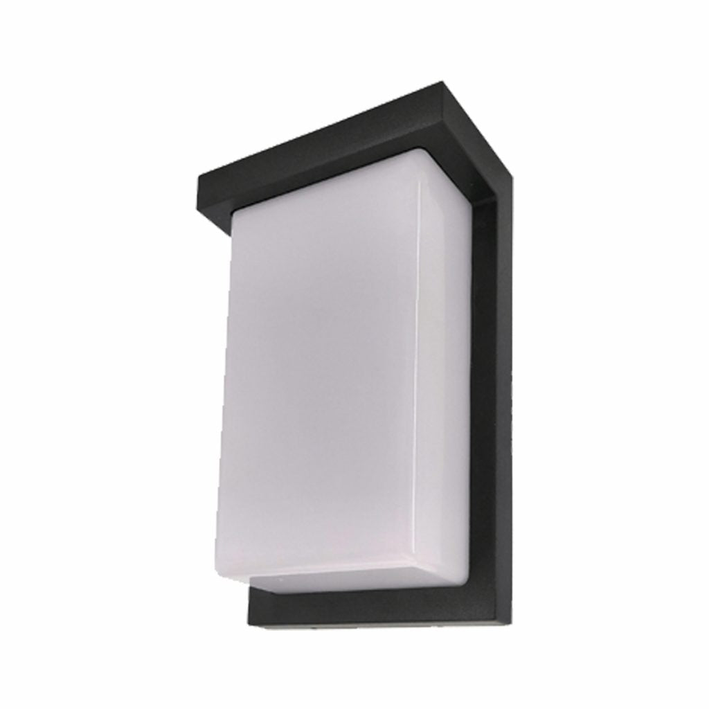590342 OUTDOOR WALLMOUNT LED INTEGRATED BLACK 2PK