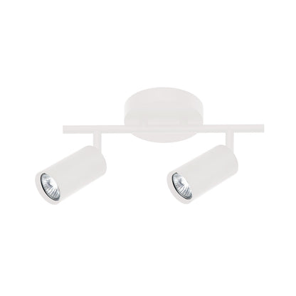 590360 TRACK BAR SWIVEL 2 HEADS WHITE