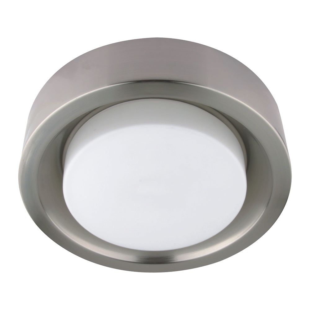 FLUSH MOUNT CEILING LIGHT 11" E27*1 SATIN NICKEL