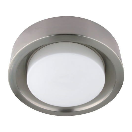 FLUSH MOUNT CEILING LIGHT 11" E27*1 SATIN NICKEL
