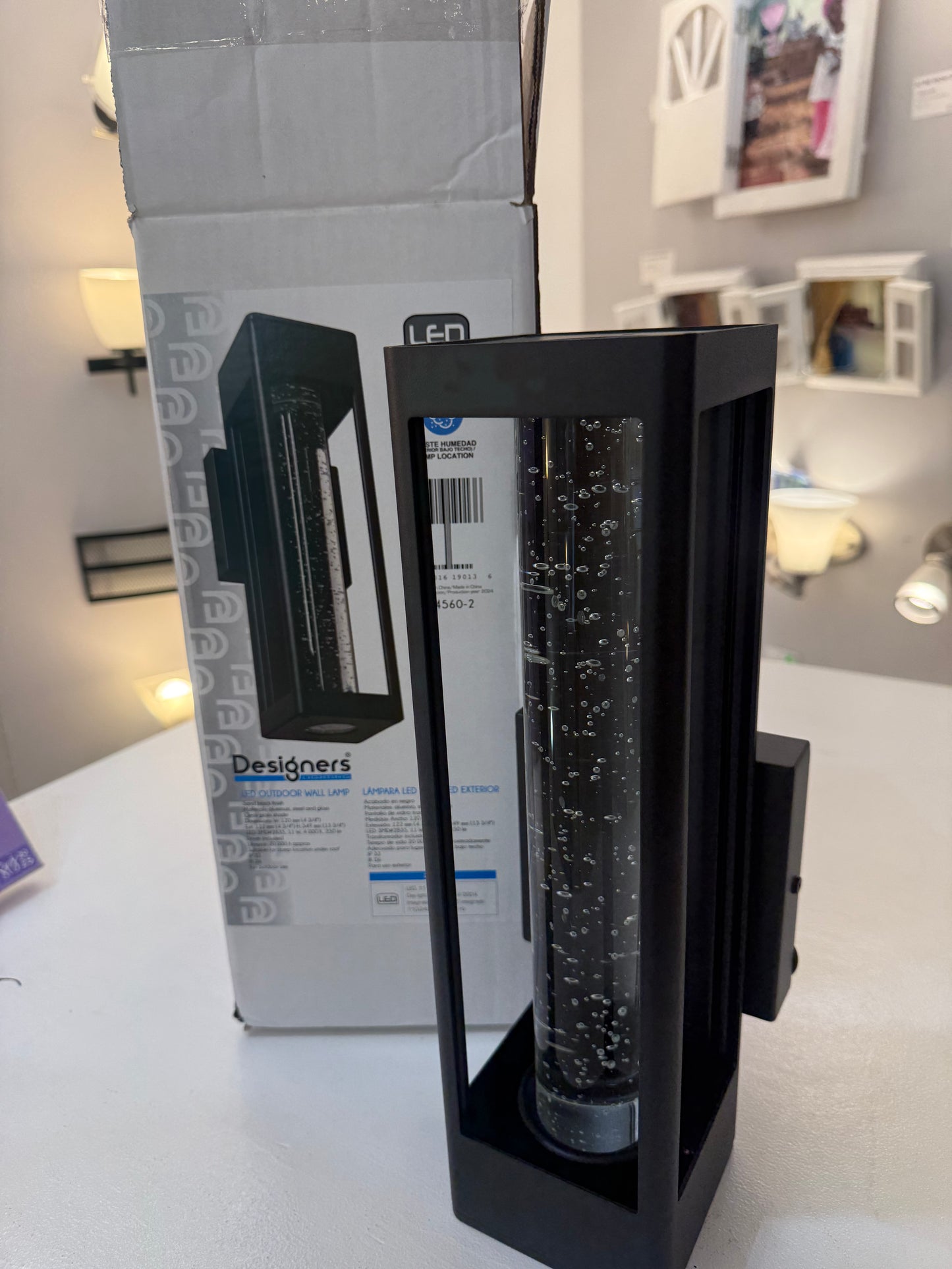 LED Outdoor Wall Lamp – Black Finish