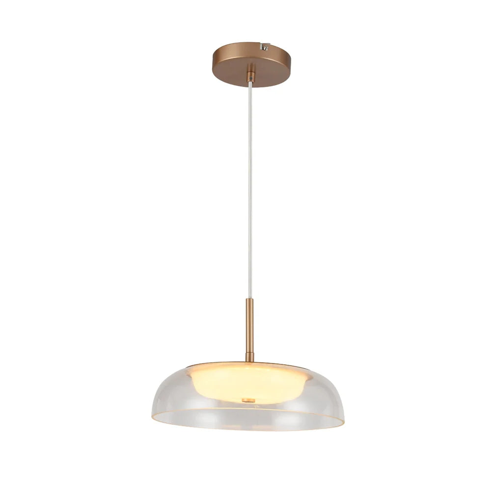 PENDANT DECORATIVE LAMP 15W LED 3000K GOLD+WHITE