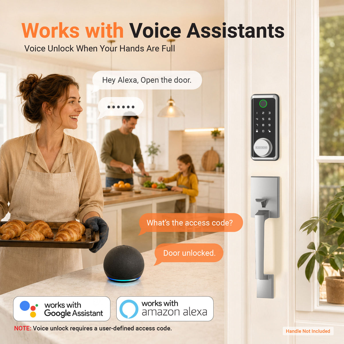 BXSPBADBLTSN SILVER SMART DEADBOLT