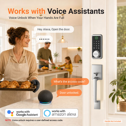 BXSPBADBLTSN SILVER SMART DEADBOLT