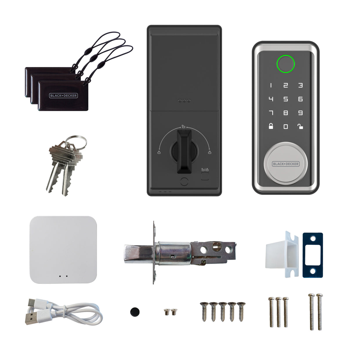 BXSPBADBLTSN SILVER SMART DEADBOLT