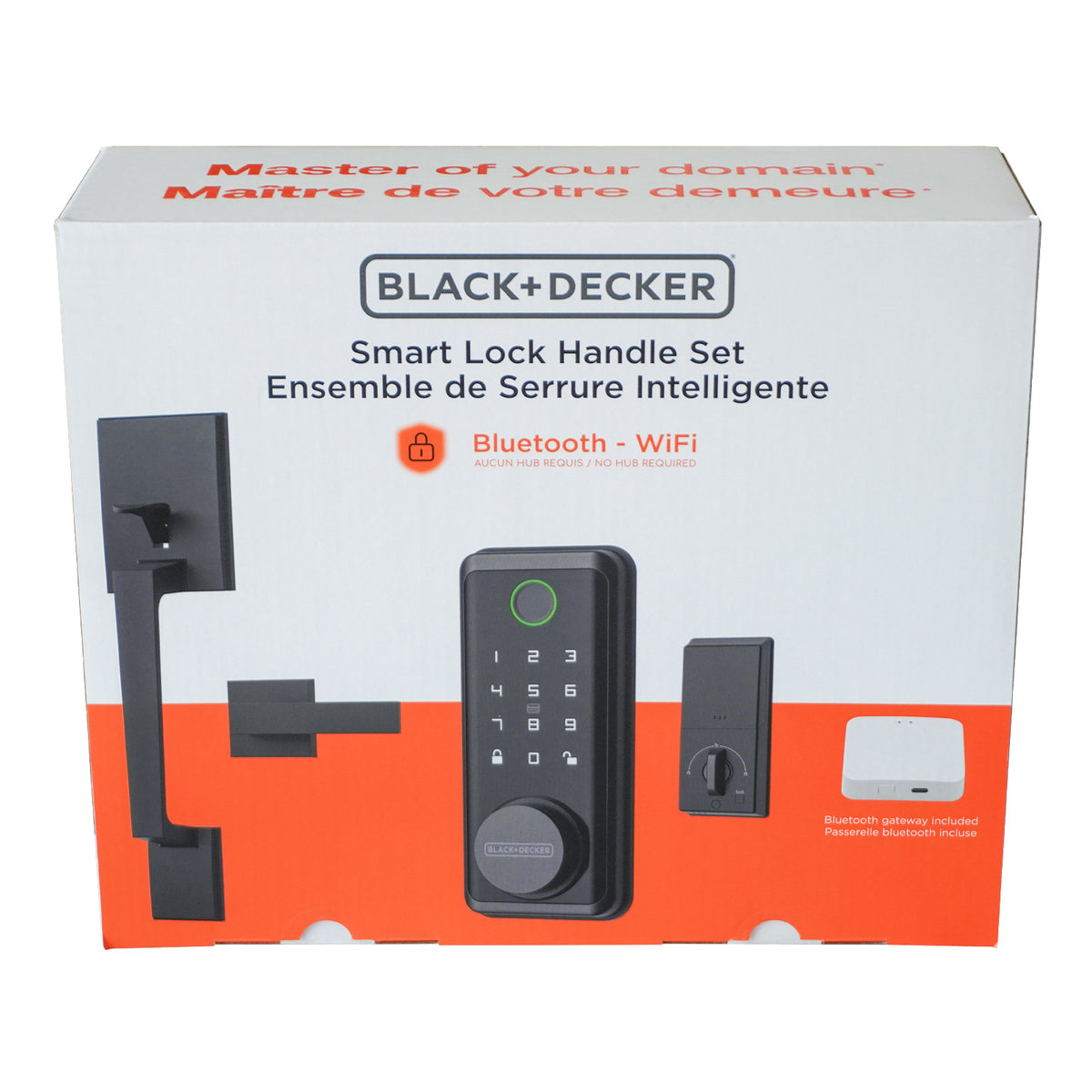 BXSPBALOCK1BK BLACK SMART ENTRY LOCK SET