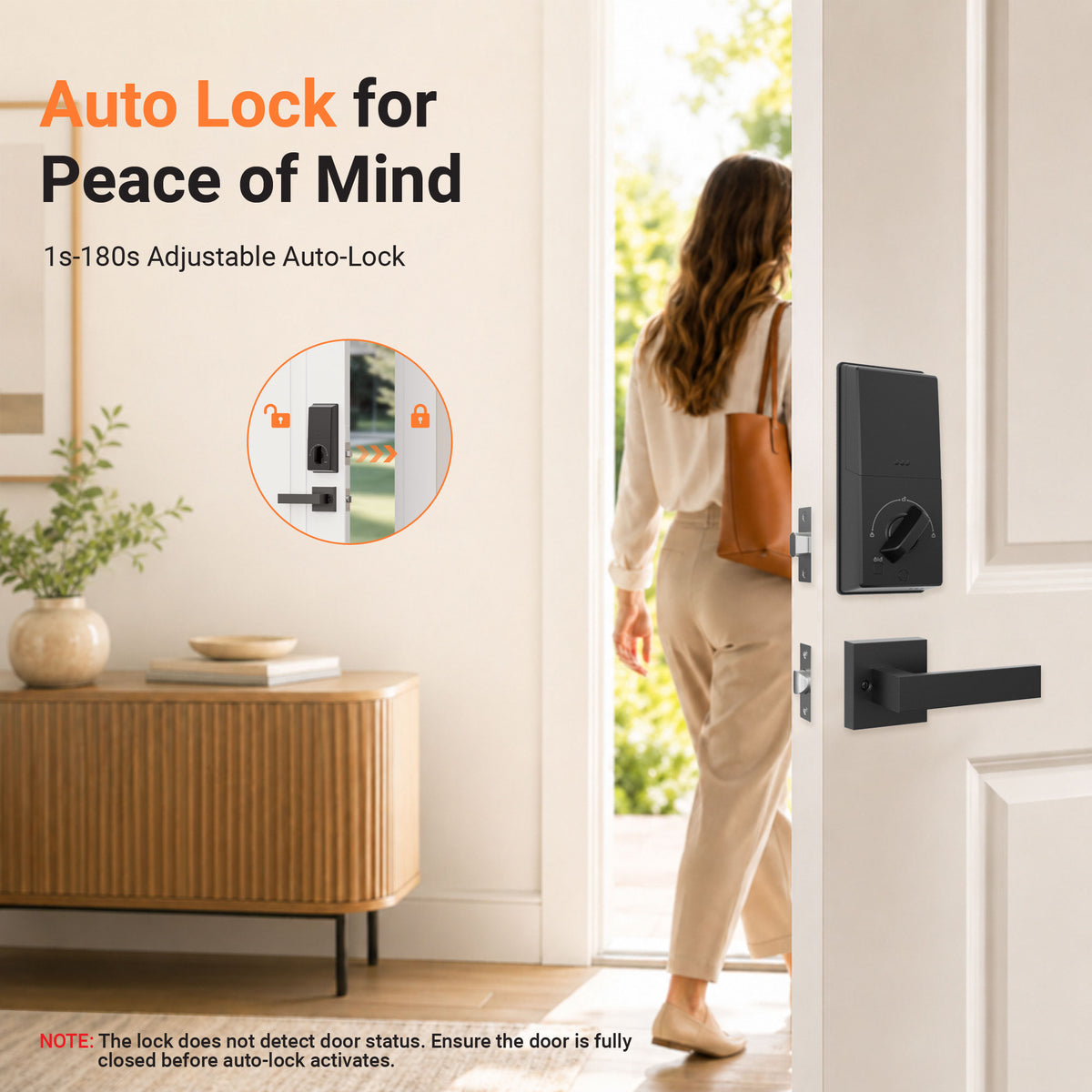 BXSPBALOCK1BK BLACK SMART ENTRY LOCK SET