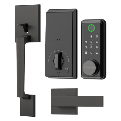 BXSPBALOCK1BK BLACK SMART ENTRY LOCK SET