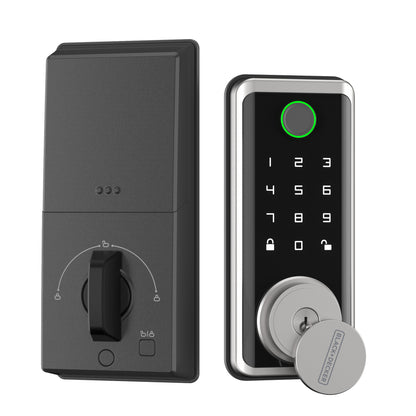 BXSPBADBLTSN SILVER SMART DEADBOLT