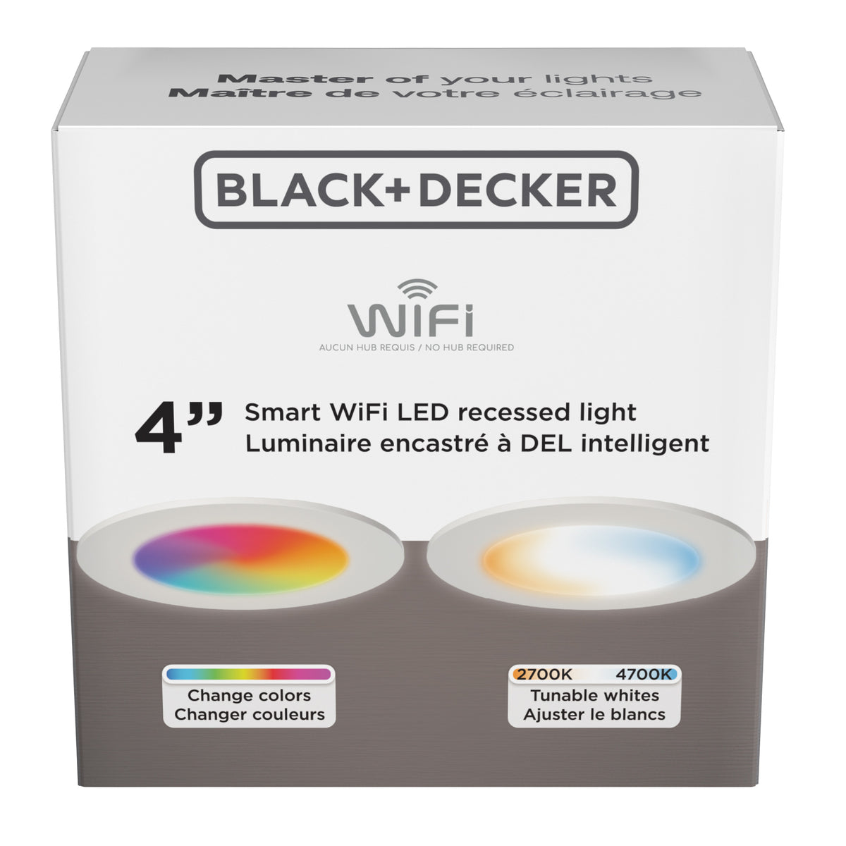 BXSPBAWFDISK4W SMART 4' WHITE RECESSED