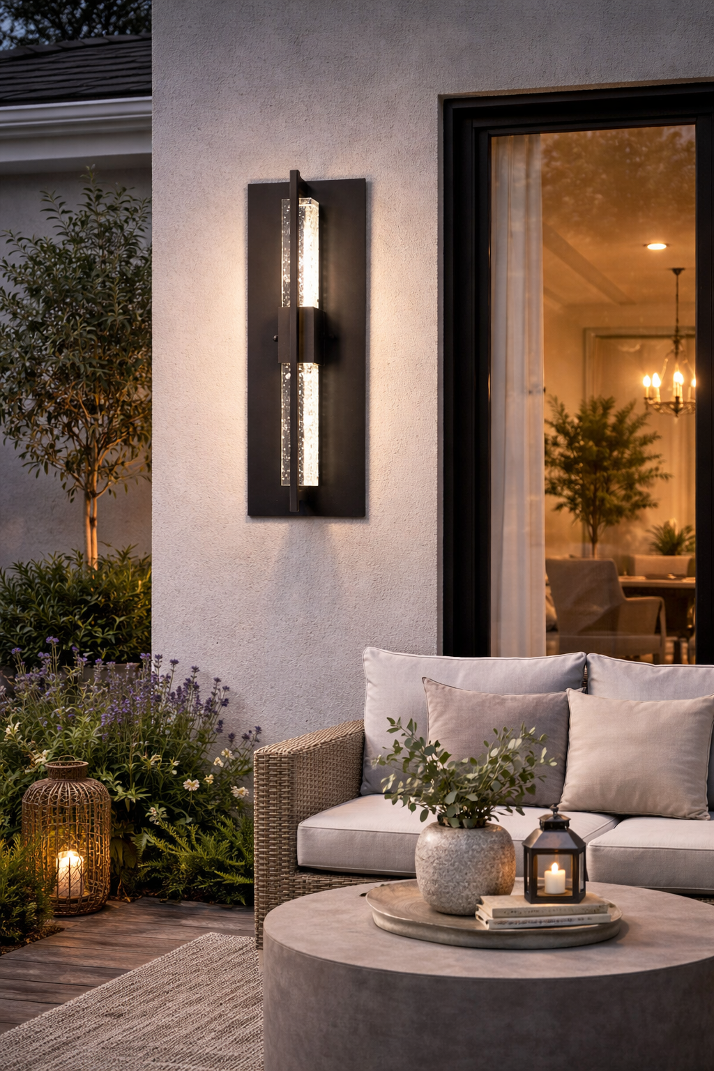 LED Outdoor Wall Lamp – Black Finish