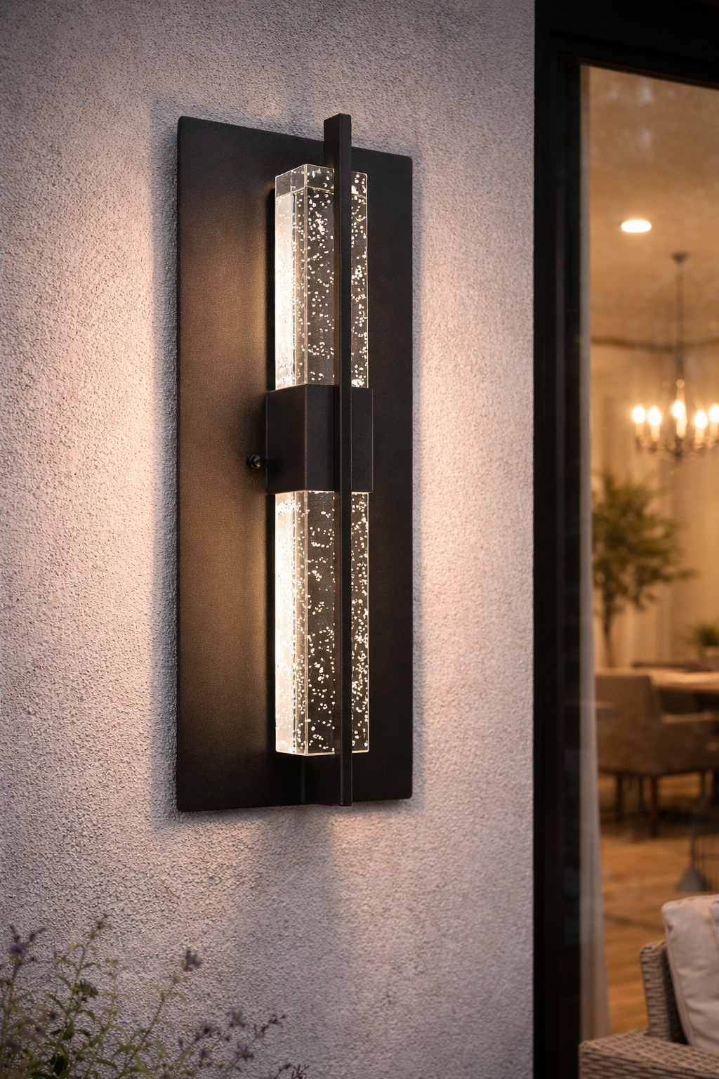 LED Outdoor Wall Lamp – Black Finish