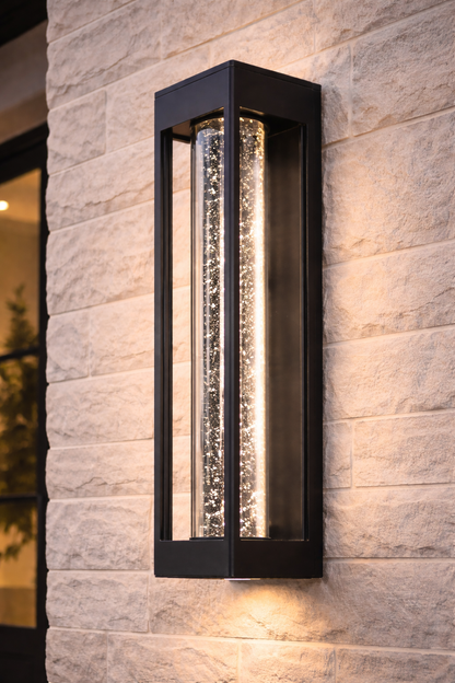LED Outdoor Wall Lamp – Black Finish