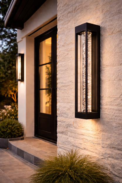 LED Outdoor Wall Lamp – Black Finish