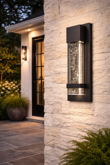 LED Outdoor Wall Lamp – Black Finish
