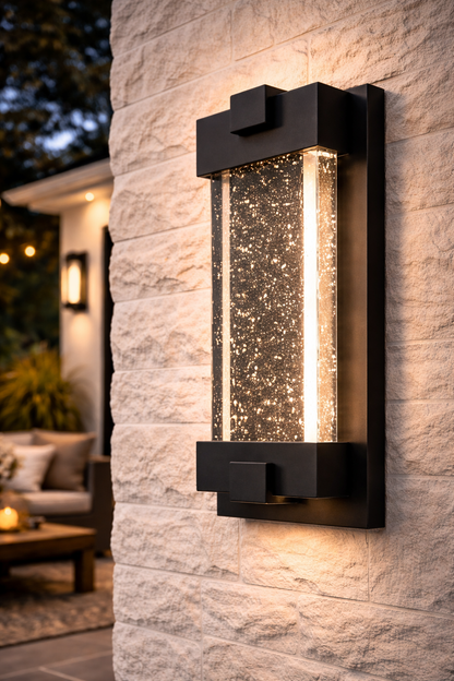 LED Outdoor Wall Lamp – Black Finish