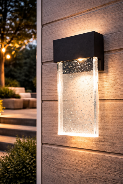 LED Outdoor Wall Lamp – Black Finish