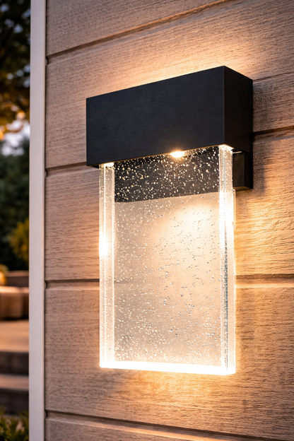 LED Outdoor Wall Lamp – Black Finish