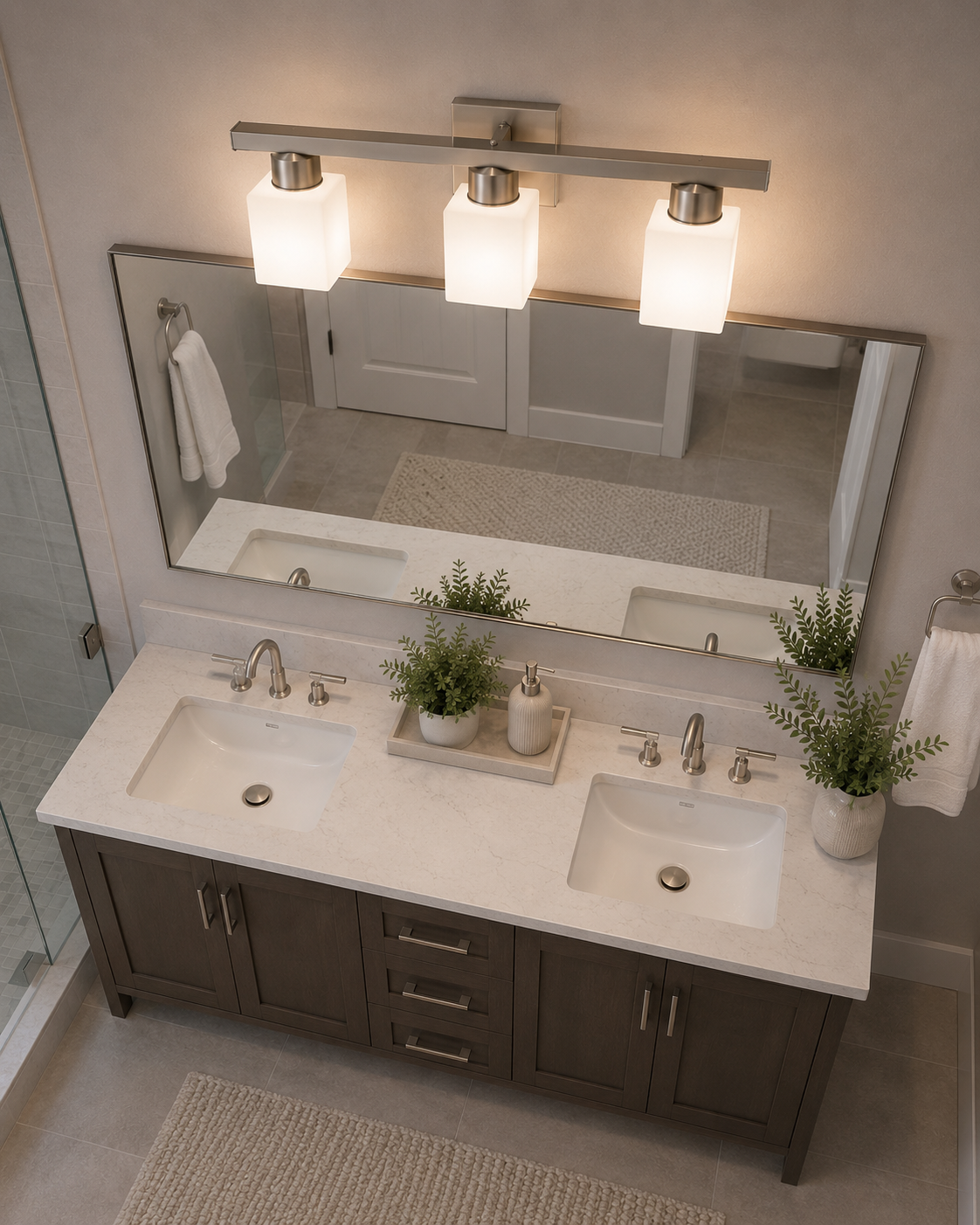 L/CEN 3-Light Vanity Wall Lamp – 03027-4