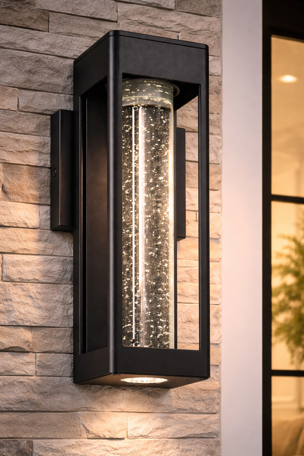 LED Outdoor Wall Lamp – Black Finish