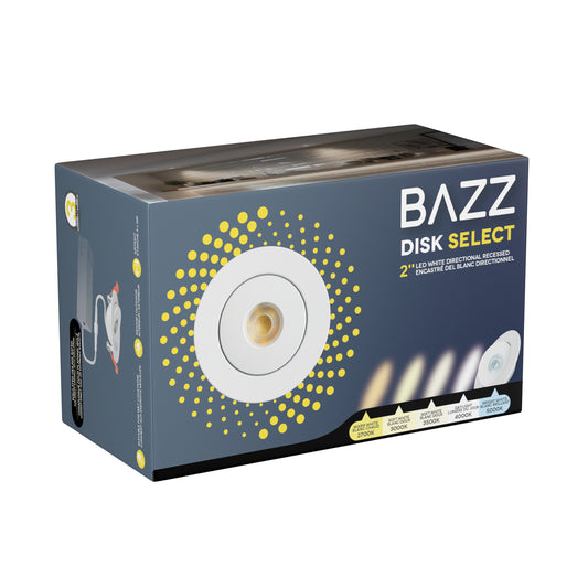DISK2DR5CCTW 2' DIRECTIONAL WHITE LED RECESSED 5CCT
