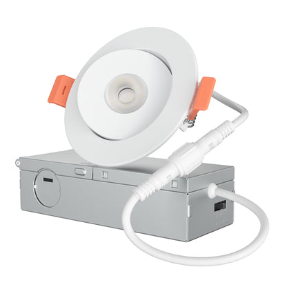 DISK2DR5CCTW 2' DIRECTIONAL WHITE LED RECESSED 5CCT