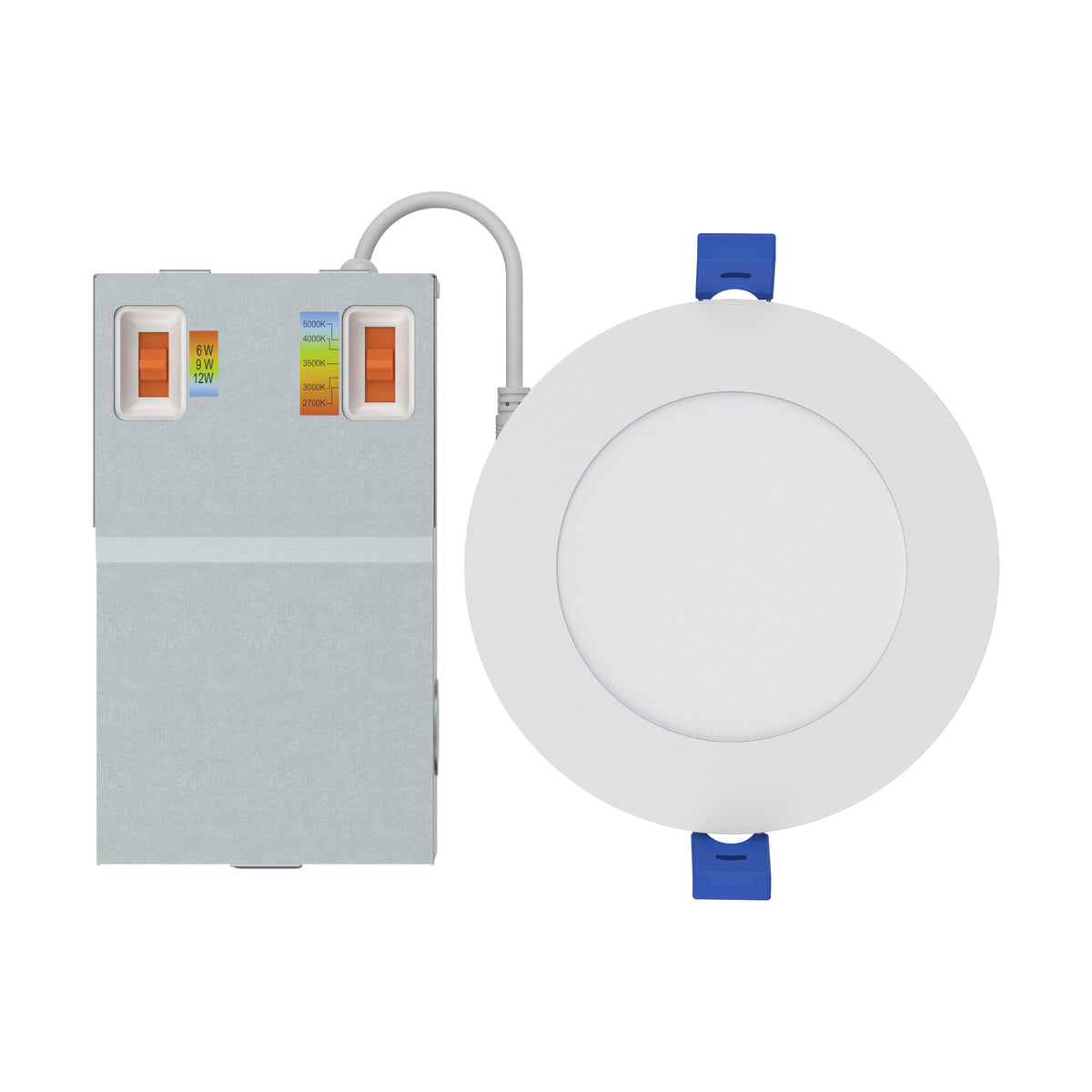DISK43W5CCTW 4' WATTAGE+KELVIN SELECT WHITE RECESSED