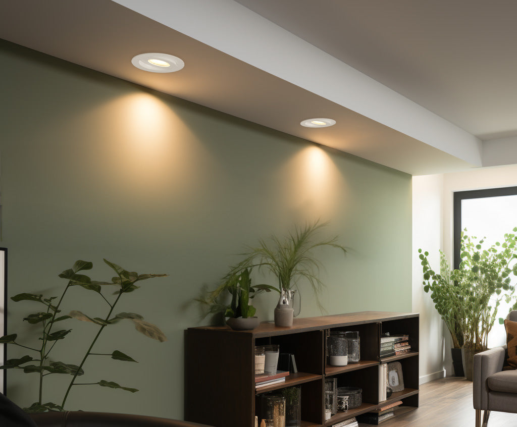 DISK4DR5CCTW 4' DIRECTONAL WHITE LED RECESSED 5CCT