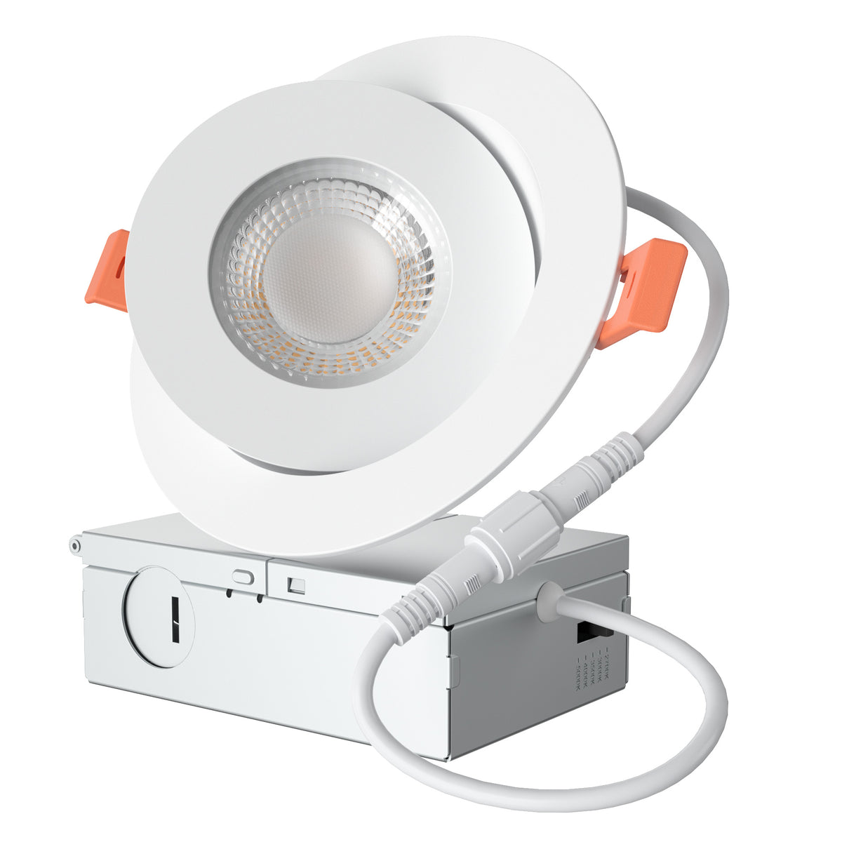 DISK4DR5CCTW 4' DIRECTONAL WHITE LED RECESSED 5CCT