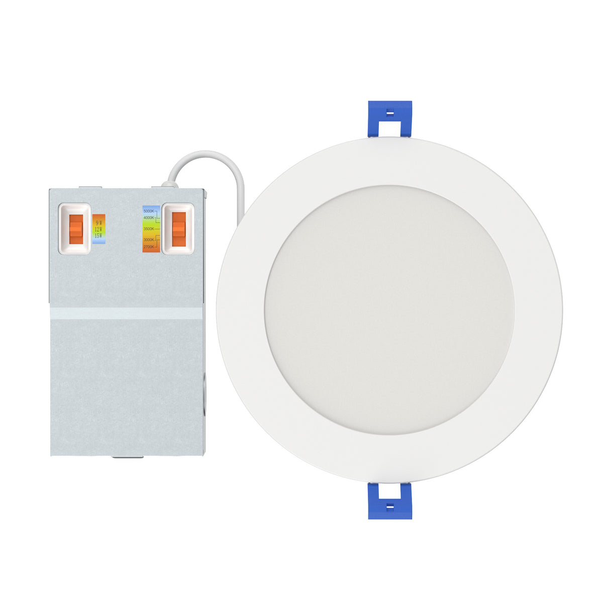 DISK63W5CCTW  6" WATTAGE+KELVIN SELECT WHITE RECESSED