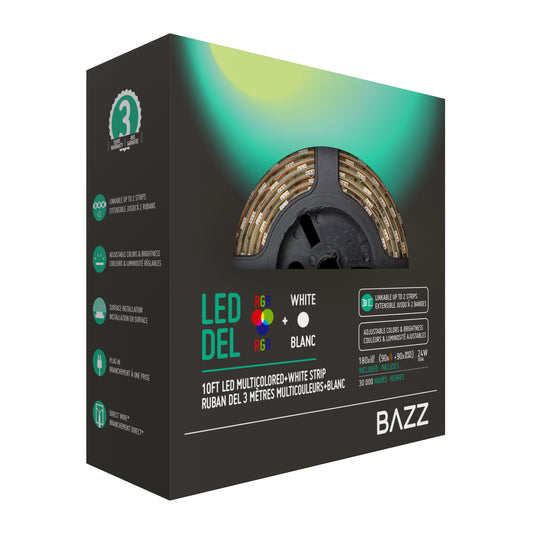 U22035RGBW  10FT LED RGBW STRIP