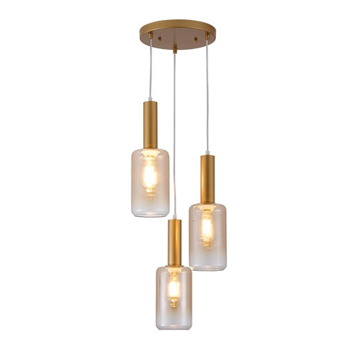 PENDANT LAMP E27*3 MAX40W 100-240V D31*H120CM IP20
770 LIGHTS - Material: HIERRO + VIDRIO - PAIS: China